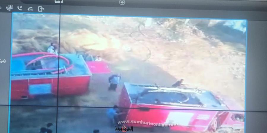 محافظ الغربية يتابع جهود التعامل مع حريق شونة الكتان