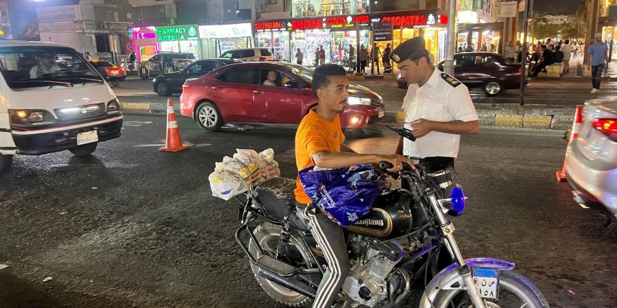 مرور البحر الأحمر يشّن حملة كبرى لضبط الموتوسيكلات المخالفة