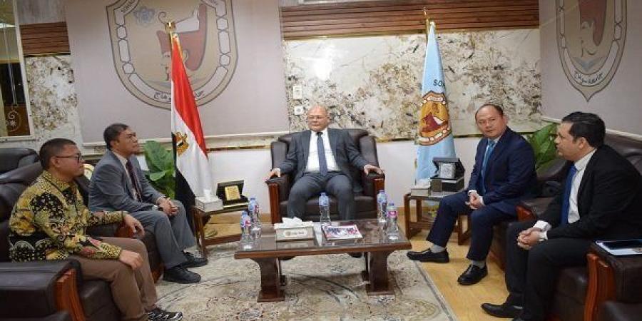 تعاون ثقافي مصري إندونيسي في جامعة سوهاج