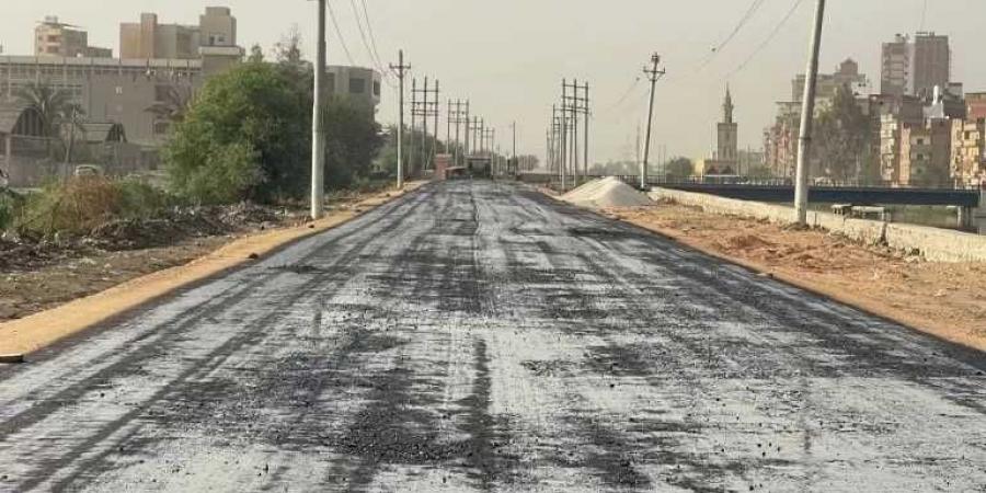 محافظ الغربية يتابع أعمال رصف كورنيش المحلة