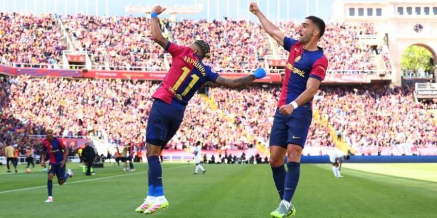 ريال مدريد تحت قبضة برشلونة