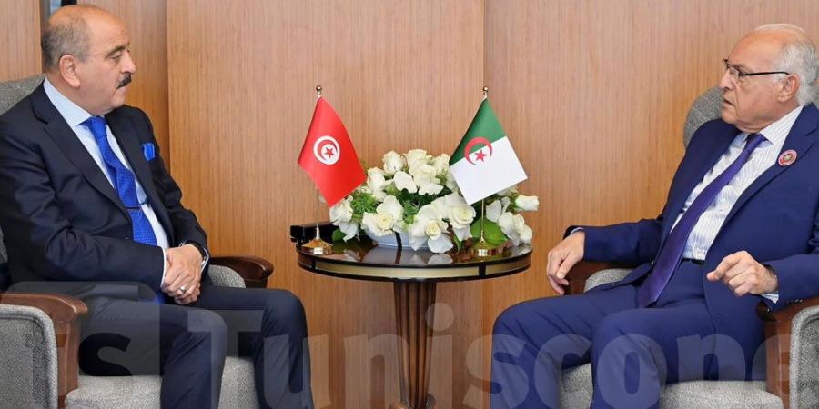 محمد علي النفطي يلتقي نظيره الجزائري خلال اجتماعات القمة العربية في بغداد
