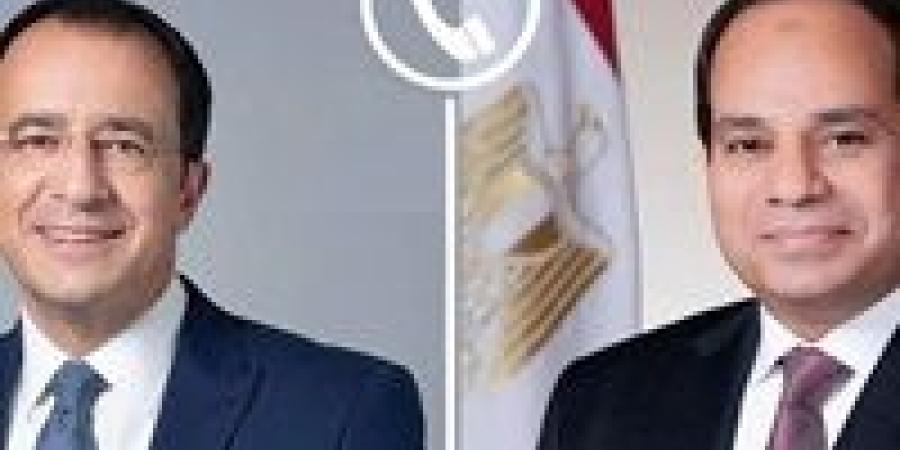 الرئيس عبد الفتاح السيسي يتلقى اتصالًا هاتفيًا من الرئيس القبرصي