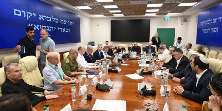 الكابينت الإسرائيلي يقر خطة نتنياهو لاحتلال غزة بالكامل