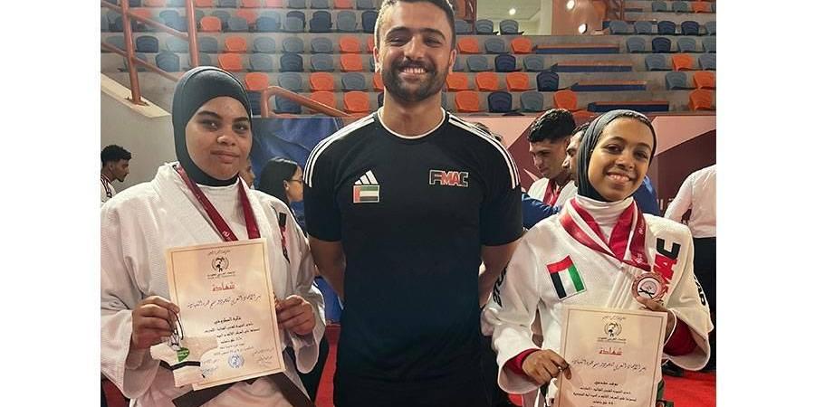 «الفجيرة للفنون القتالية» يحصد برونزيتين في عربية الجودو