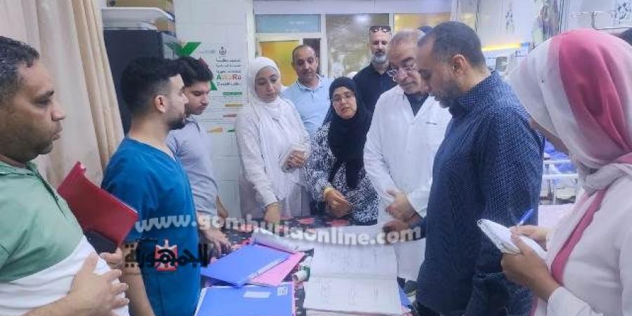 وكيل وزارة الصحة" في زيارة لمستشفي العريش العام"