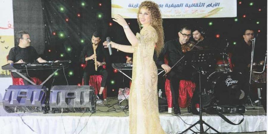 الأيام الثقافية الصيفية بجومين بازينة: الفنانة زهراء فارس تسعد الجمهور في الافتتاح