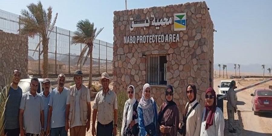 حملة موسعة للتخلص من المخلفات الصلبه بمحمية نبق جنوب سيناء