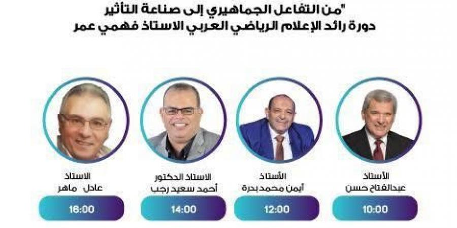 ورشة عمل ضبط أداء الإعلام الرياضي بالأعلى للإعلام الثلاثاء المقبل