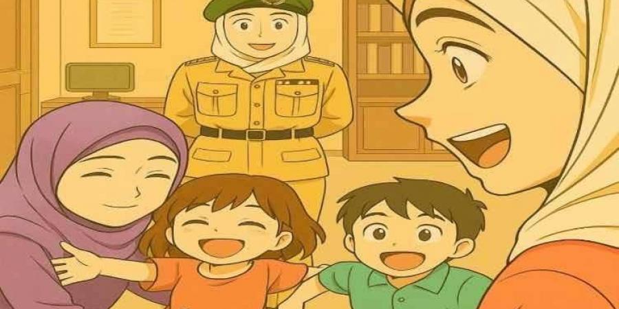 شرطة دبي تُسعد نزيلة بزيارة من أطفالها (فيديو)