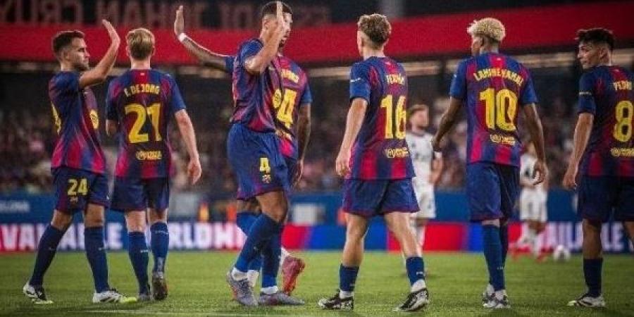 برشلونة يتوج بكأس خوان غامبر على حساب كومو الإيطالي