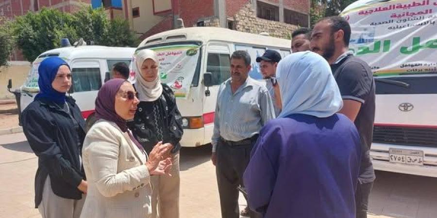 6 عيادات تخصصية..حياة كريمة تعالج أهالي المنايف بالإسماعيلية