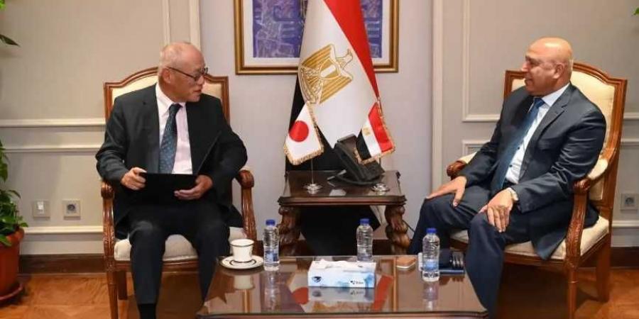 وزير الصناعة والنقل يستقبل السفير الياباني بالقاهرة لمتابعة الموقف التنفيذي للمشروعات المشتركة