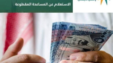 رابط الاستعلام عن المساعدة المقطوعة 1444