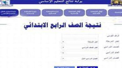 رابط نتائج الصف الرابع الابتدائي 2023 الترم الأول بالألوان