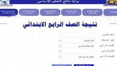 رابط نتائج الصف الرابع الابتدائي 2023 الترم الأول بالألوان