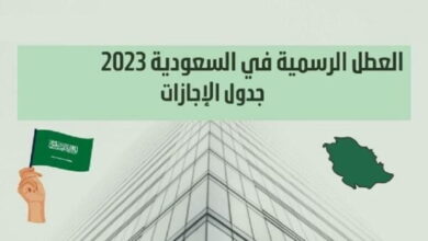 إجازة عيد الفطر للطلاب والعاملين بالقطاعين الحكومي والخاص 1444