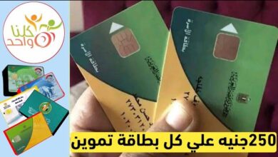 المستفيدين من منحة ال 250 جنيه