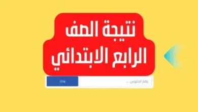 موعد ظهور نتيجة الصف الرابع الابتدائي الترم الثاني 2023