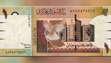 سعر الدولار مقابل الجنية السوداني