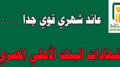 شهادات البنك الأهلي الجديدة 2023