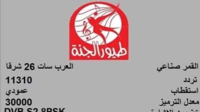 تردد قناة طيور