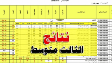 رابط استخراج نتائج الصف الثالث المتوسط 2023 دور اول بالعراق